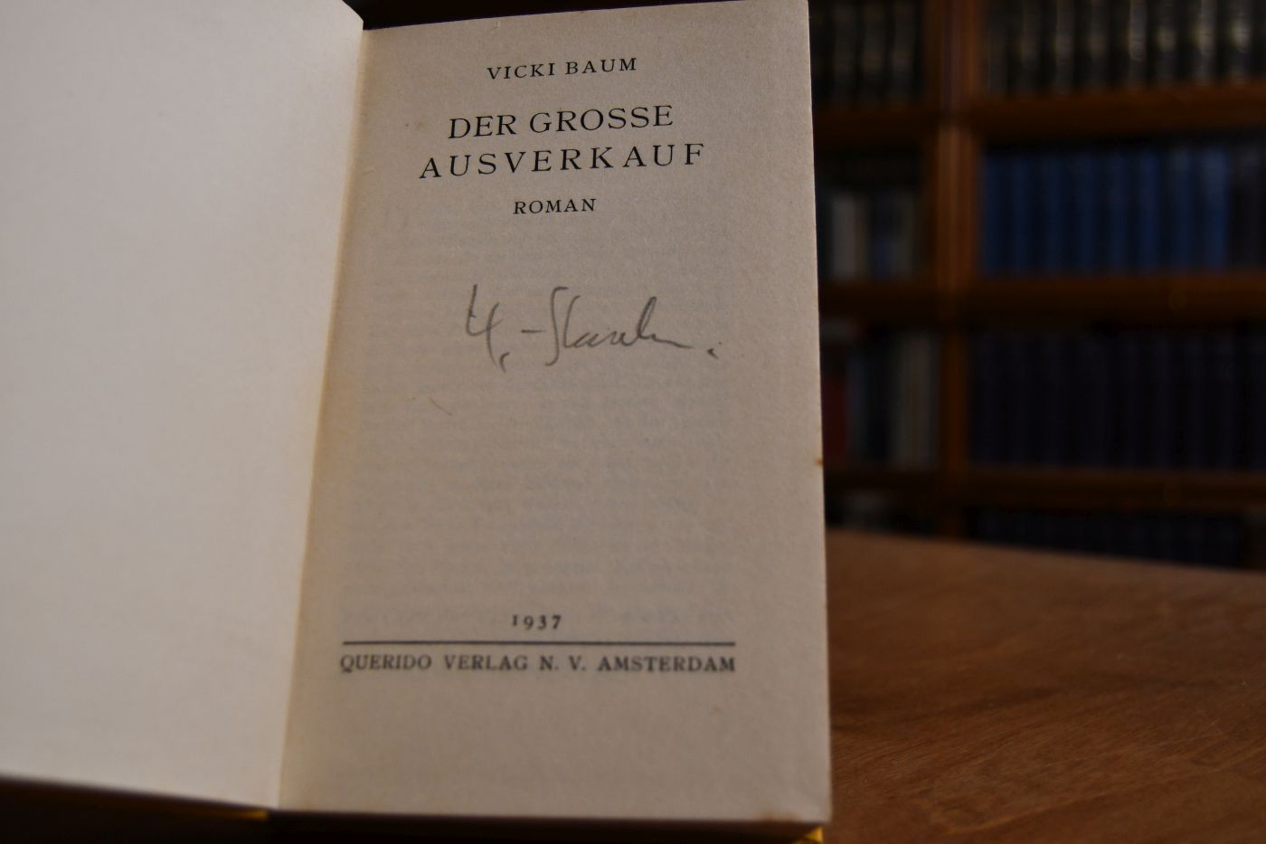 Der grosse Ausverkauf. Roman.