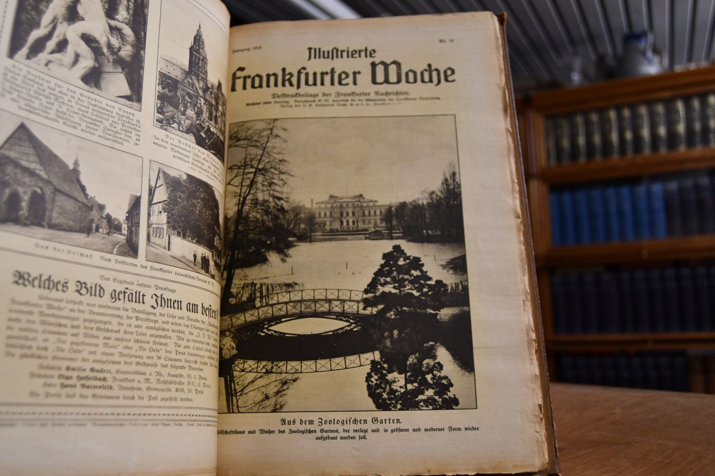 Illustrierte Frankfurter Woche. Jahrgang 1914 (komplett mit der Nullnummer). Tiefdruckbeilage der Frankfurter Nachrichten.