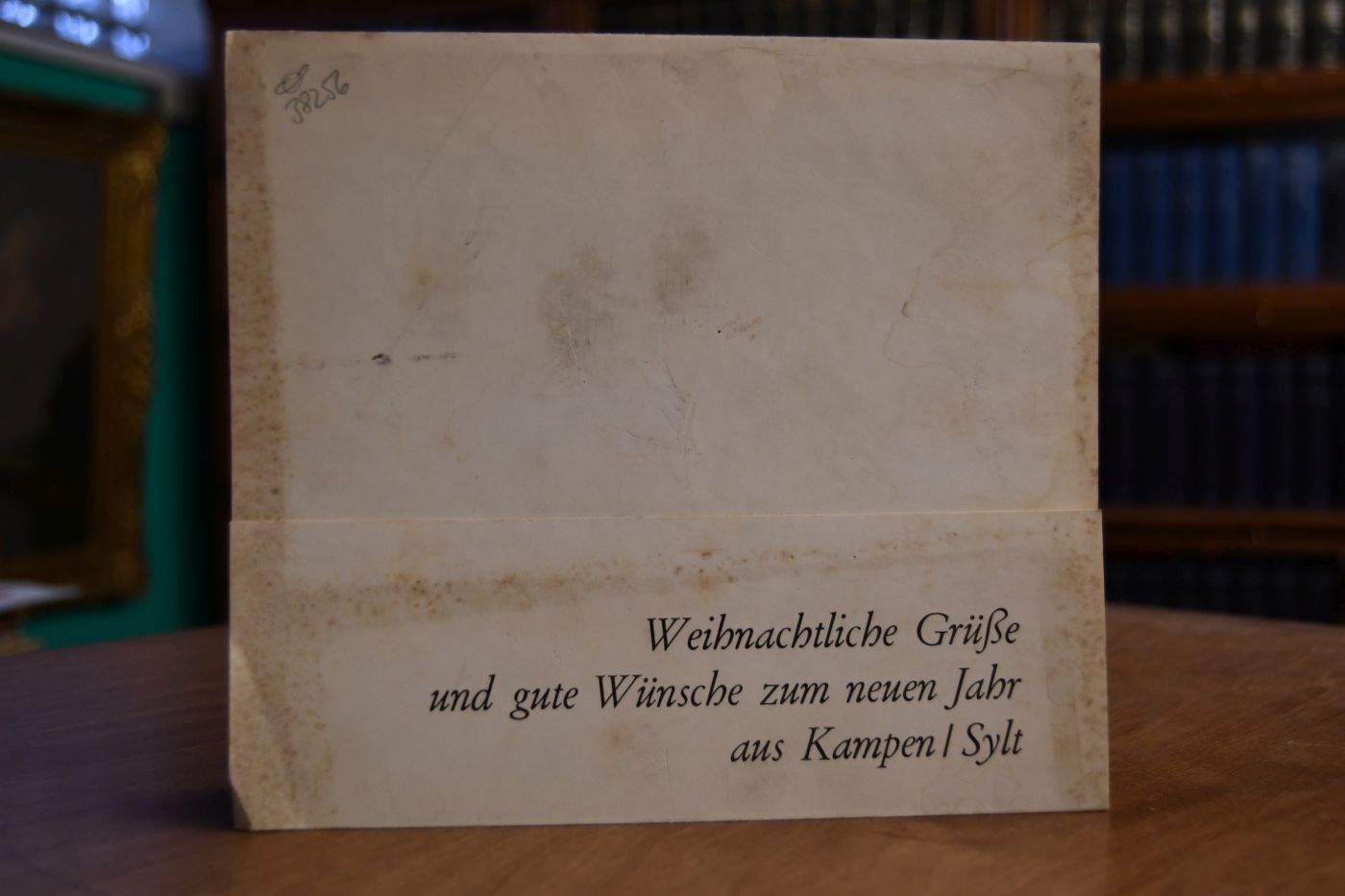 Weihnachtliche Grüße und gute Wünsche zum neuen Jahr aus Kampen/Sylt.