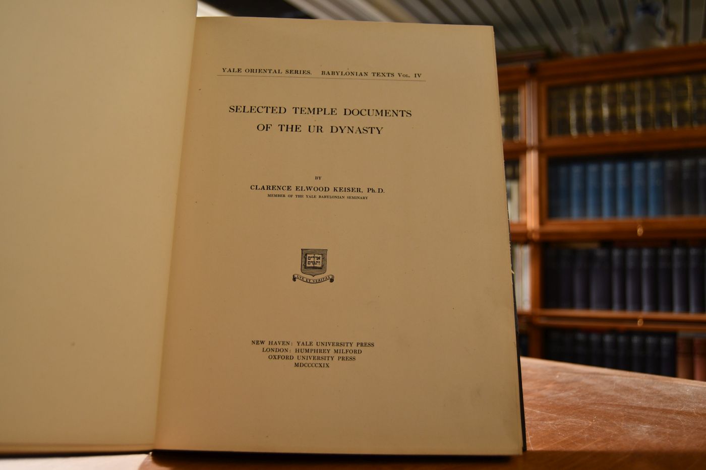 Selected Temple Documents of the Ur Dynasty.
