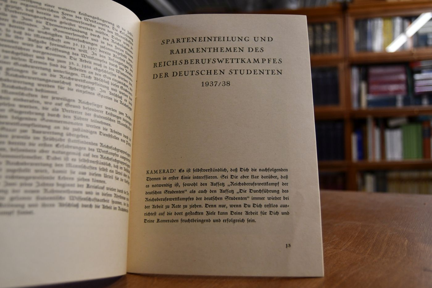 Dich ruft Der 3. Reichsberufs-Wettkampf der deutschen Studenten.