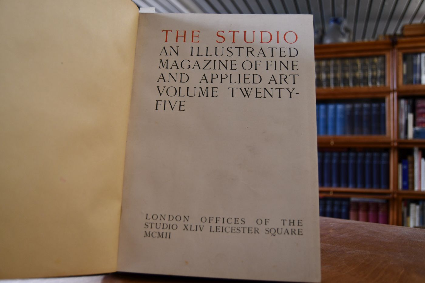 The Studio. An illustrated Magazine of fine and applied Art. Volume 25.