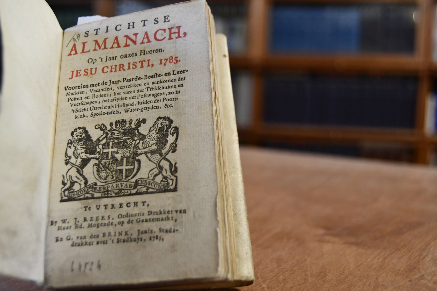 Stichtse-Almanach, op`t Jaar onzes Heeren. Jesu Christi 1785.