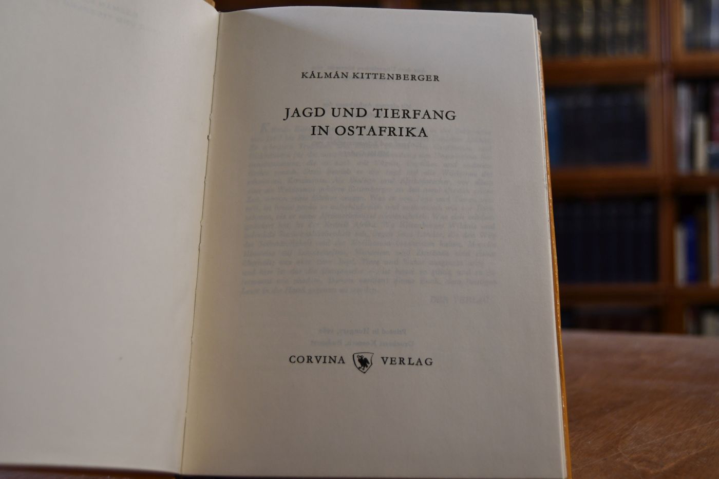 Jagd und Tierfang in Ostafrika.