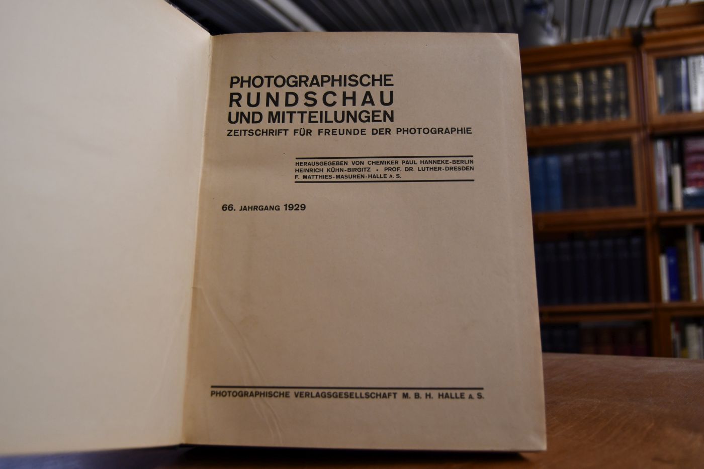 Photographische Rundschau und Mitteilungen. Zeitschrift für Freunde der Photographie. 66. Jahrgang 1929.