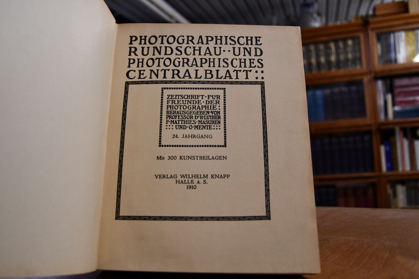 Photographische Rundschau und Photographisches Centralblatt. Zeitschrift für Freunde der Photographie. 24. Jahrgang 1910.