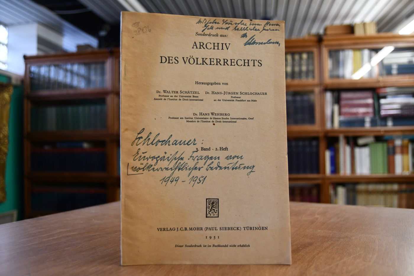 Europäische Fragen von völkerrechtlicher Bedeutung 1949-1951.