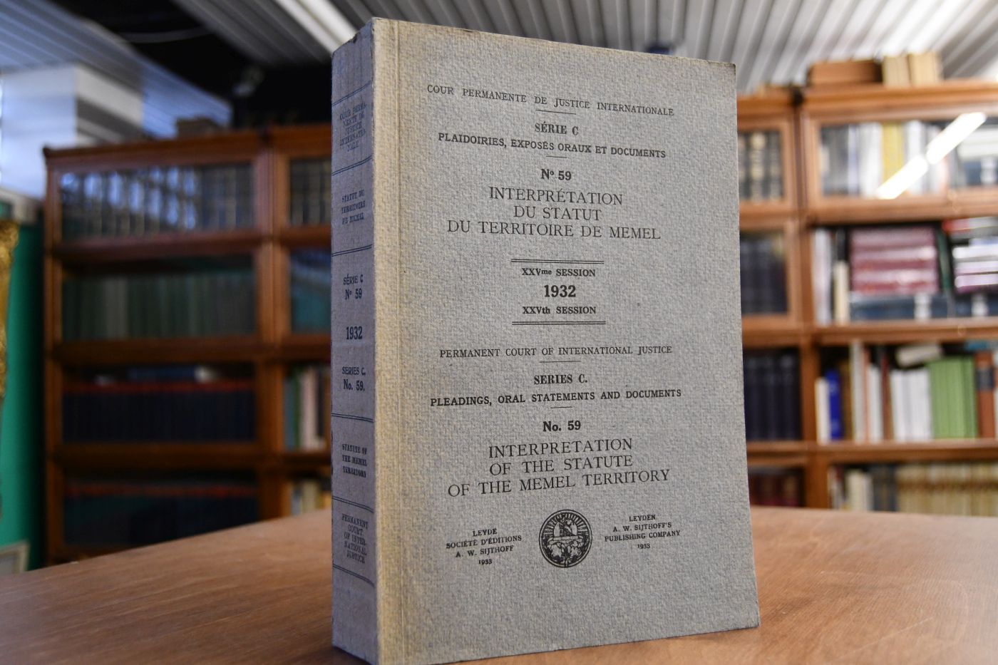 Interpretation of the Statute of the Memel Territory. Judgments of June 24th and August 11th, 1932. (Series A./B., Fascicules Nos. 47 and 49). XXVth Session-1932.