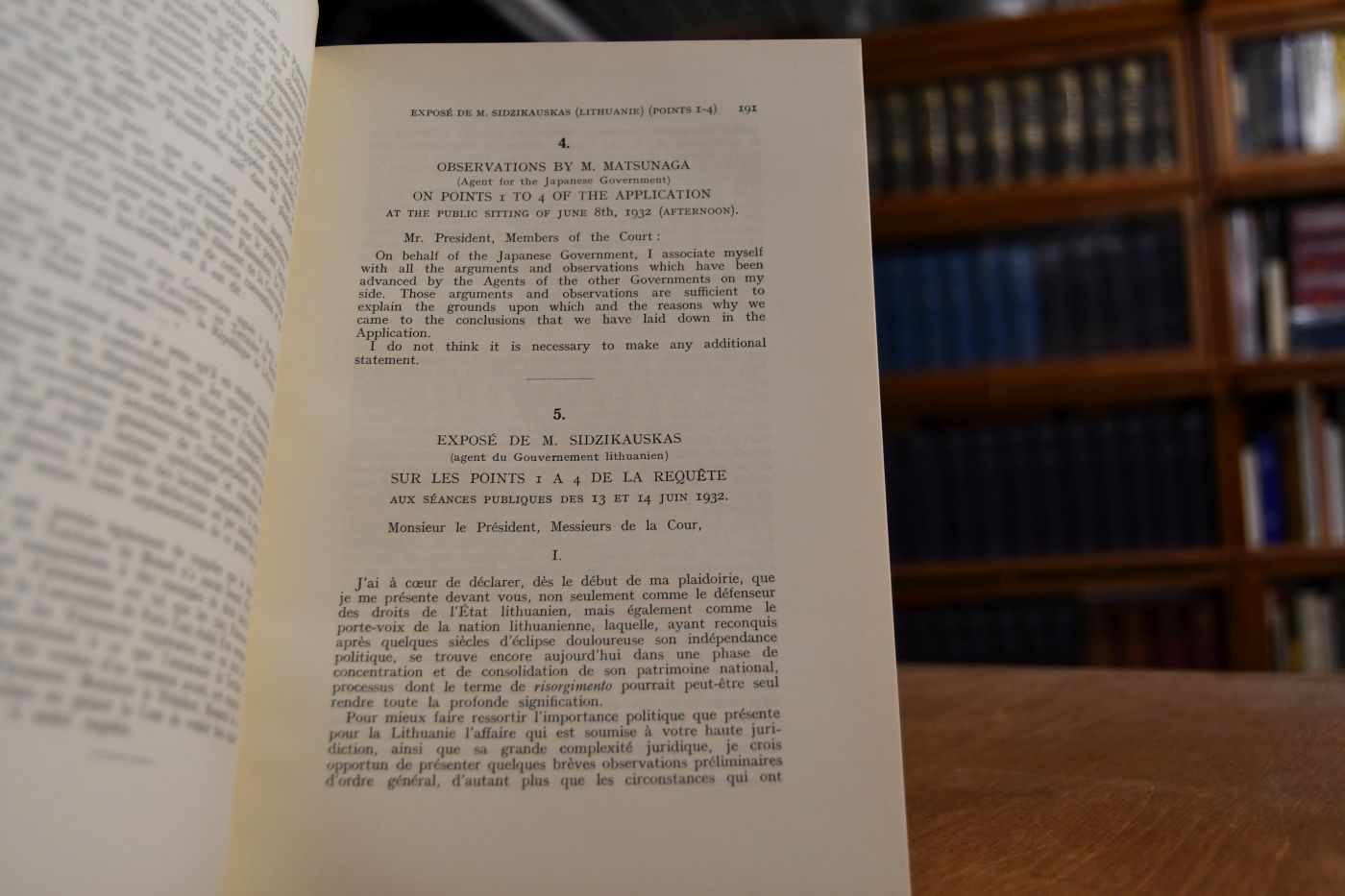 Interpretation of the Statute of the Memel Territory. Judgments of June 24th and August 11th, 1932. (Series A./B., Fascicules Nos. 47 and 49). XXVth Session-1932.