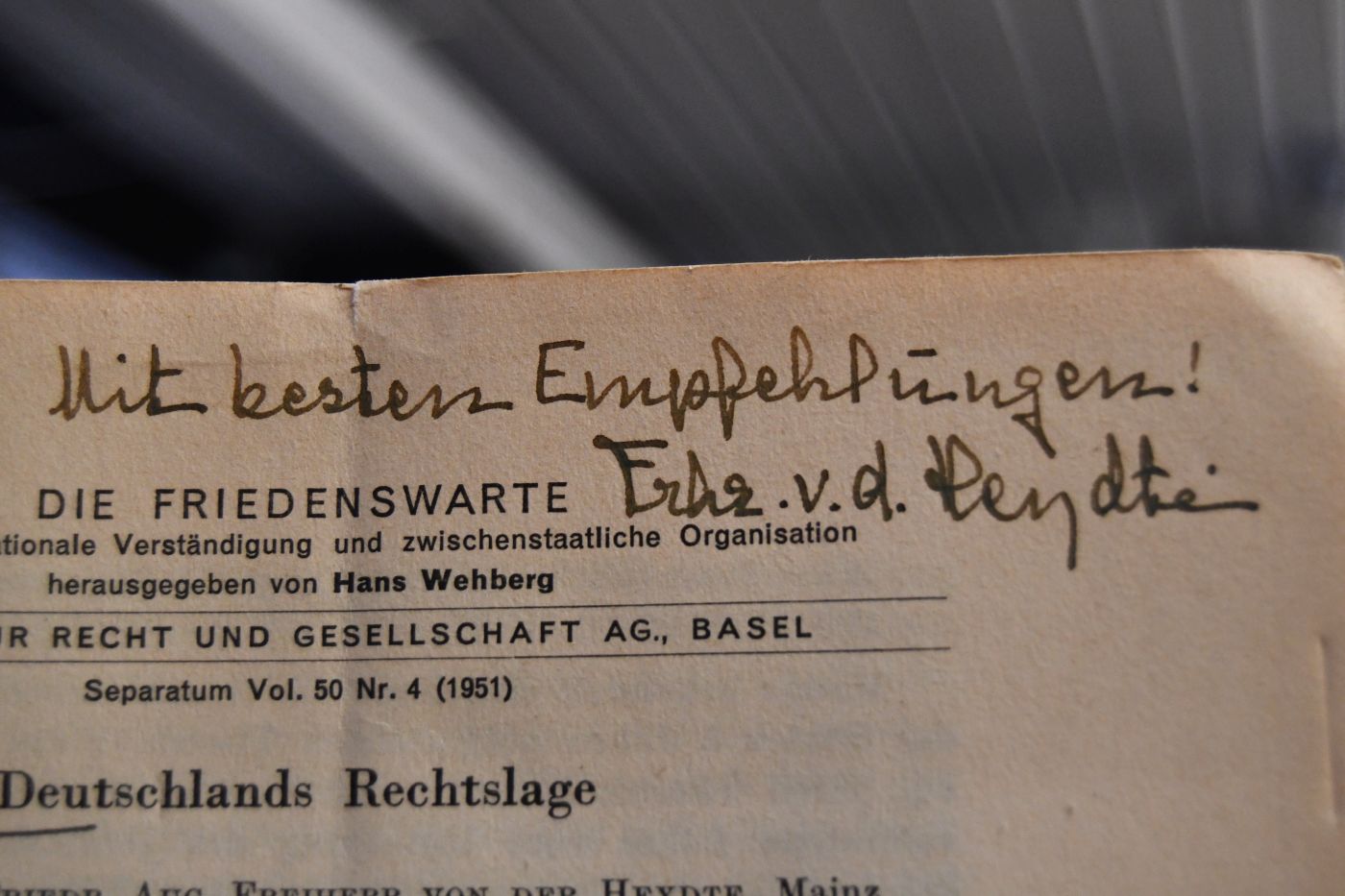 Deutschlands Rechtslage.