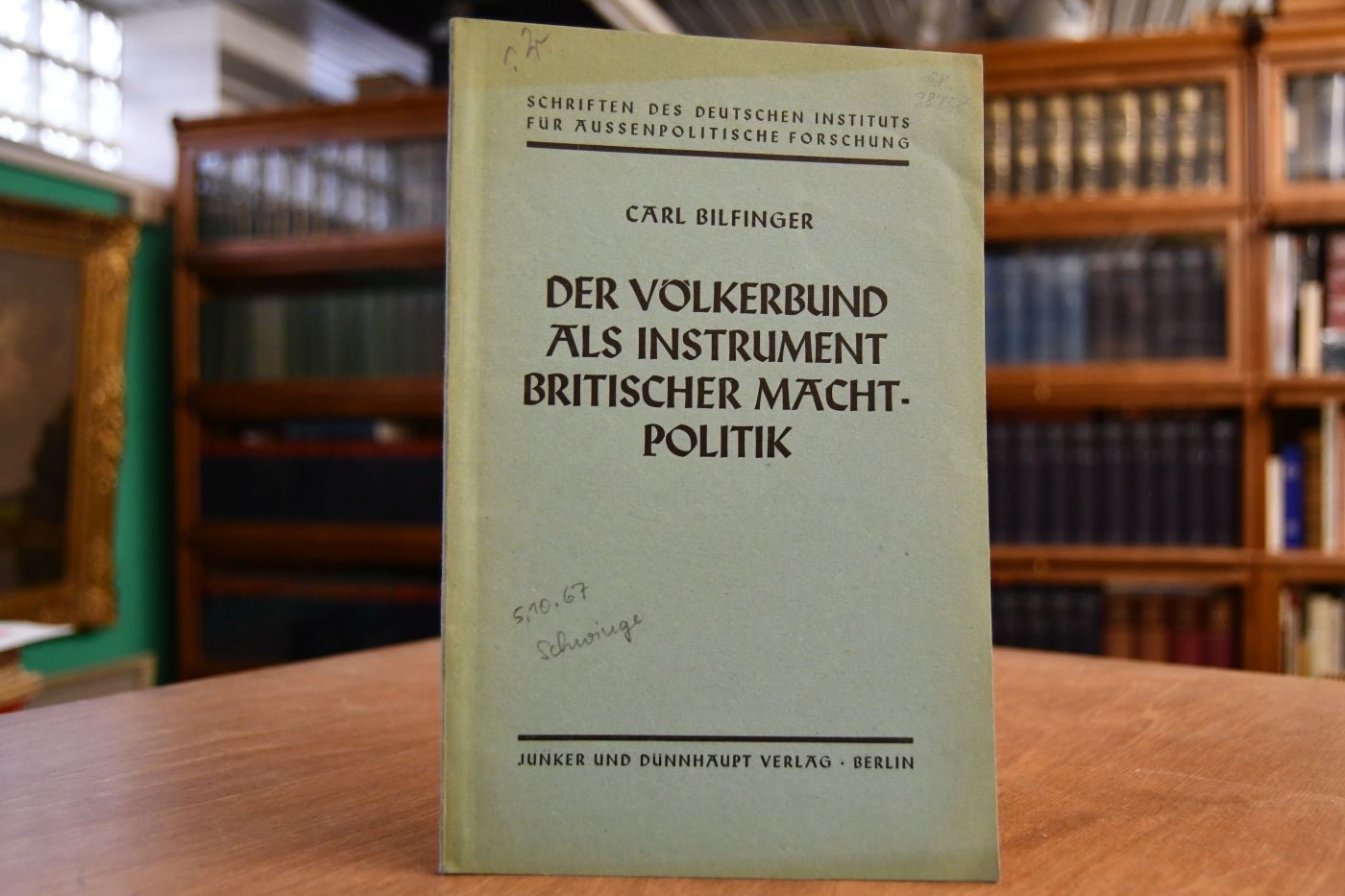 Der Völkerbund als Instrument britischer Machtpolitik.