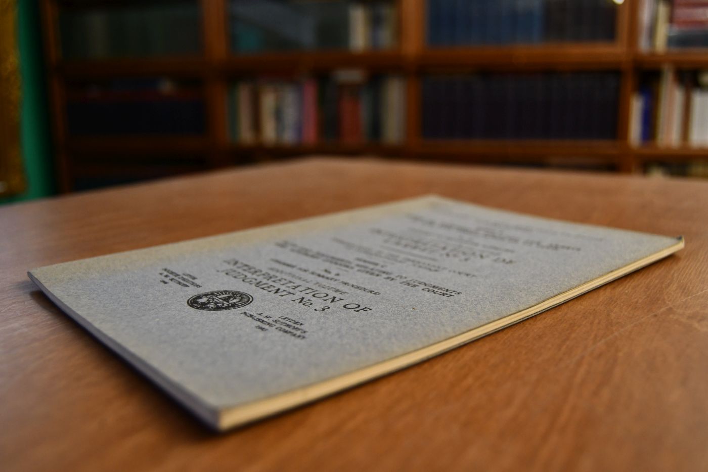 No. 6 (Chamber for Summary Procedure). Additional Volume Interpretation of Judgment No. 3.