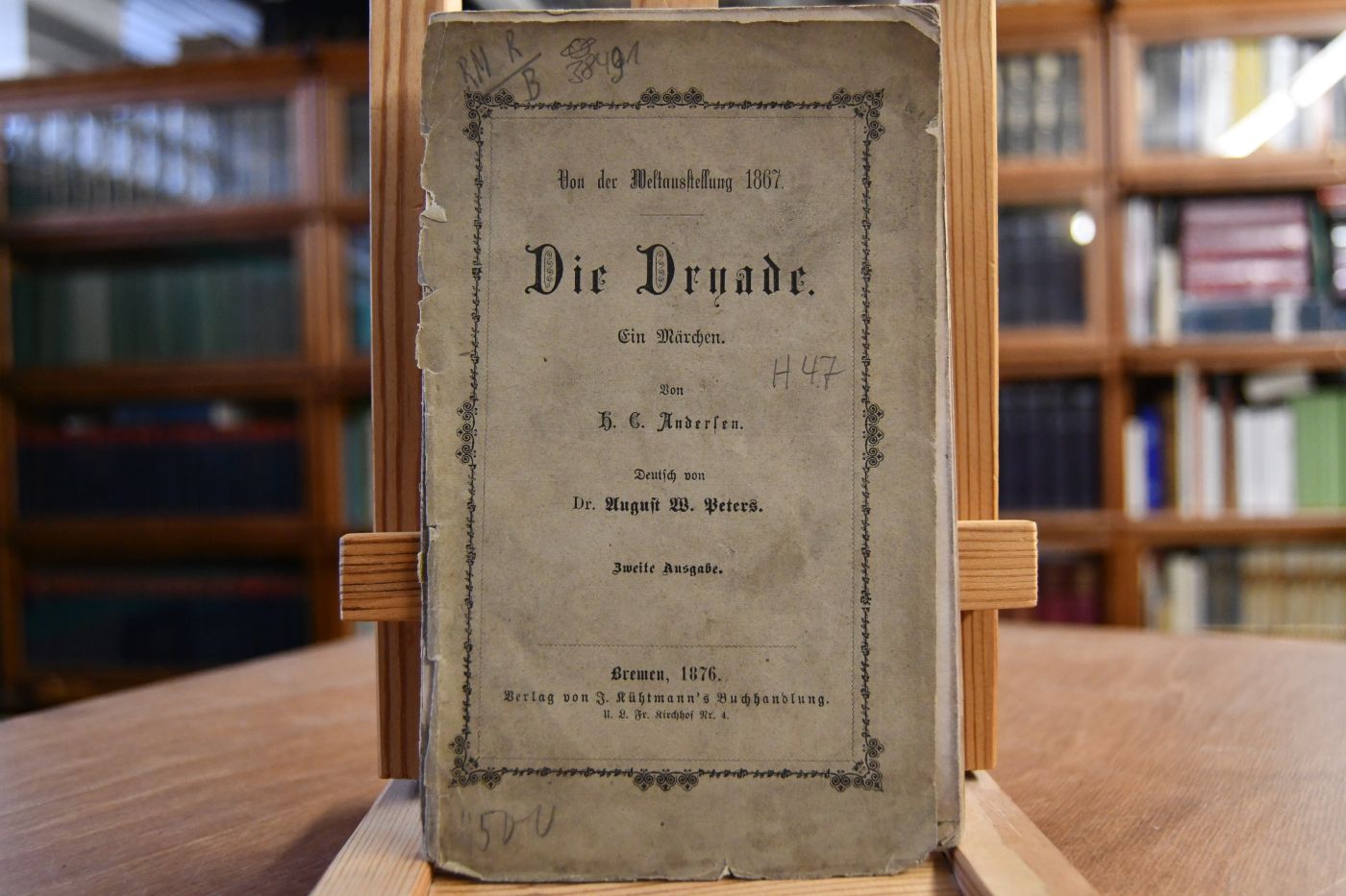 Die Dryade. Ein Märchen. Von der Weltausstellung 1867.