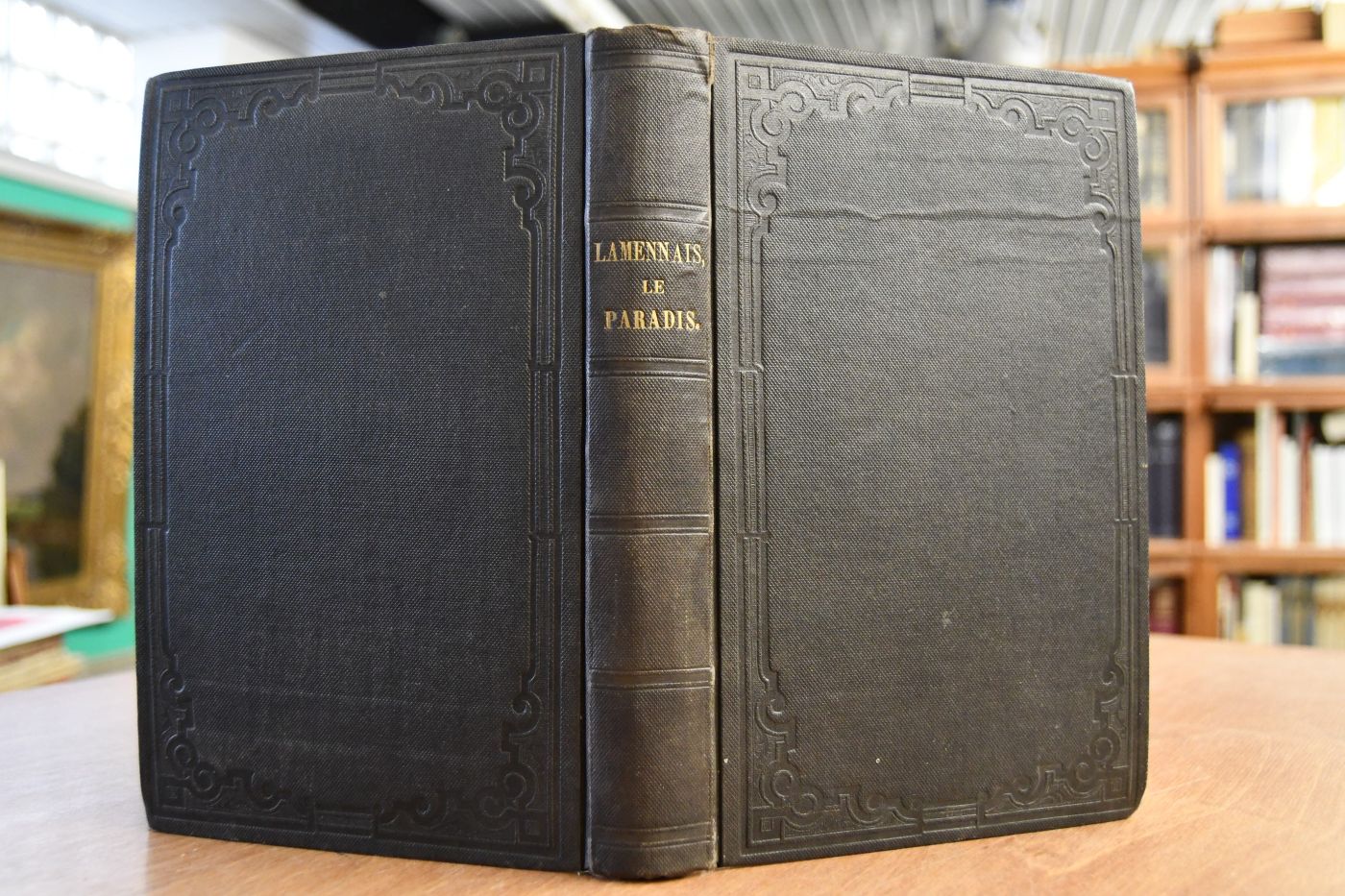 Oeuvres posthumes de F. Lamennais, publ. ... par E. D. Forgues. La divine comédie de Dante Alighieri; Préccedee d`une introduction. Le Paradis.