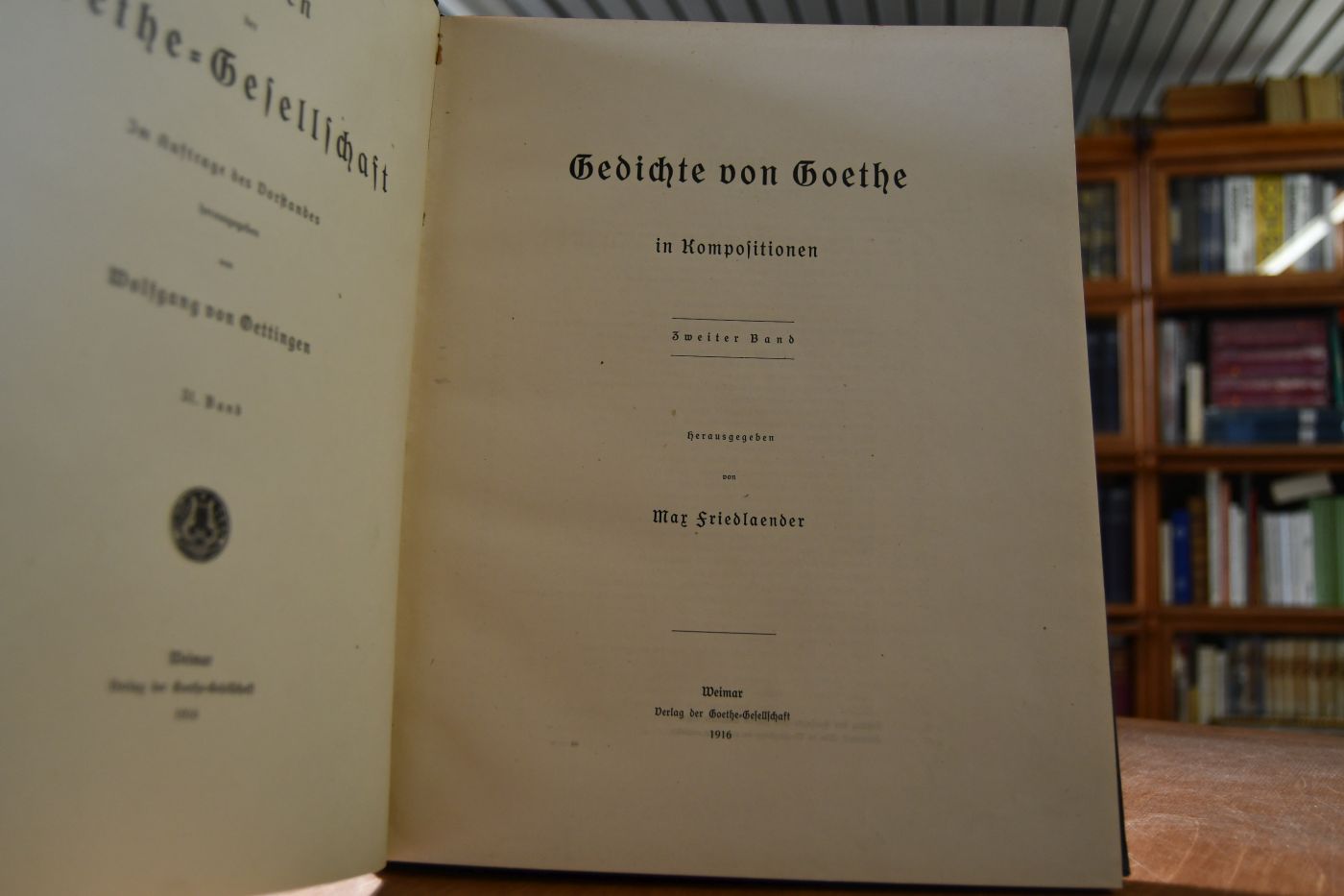 Gedichte von Goethe in Kompositionen. 2. Band (apart).