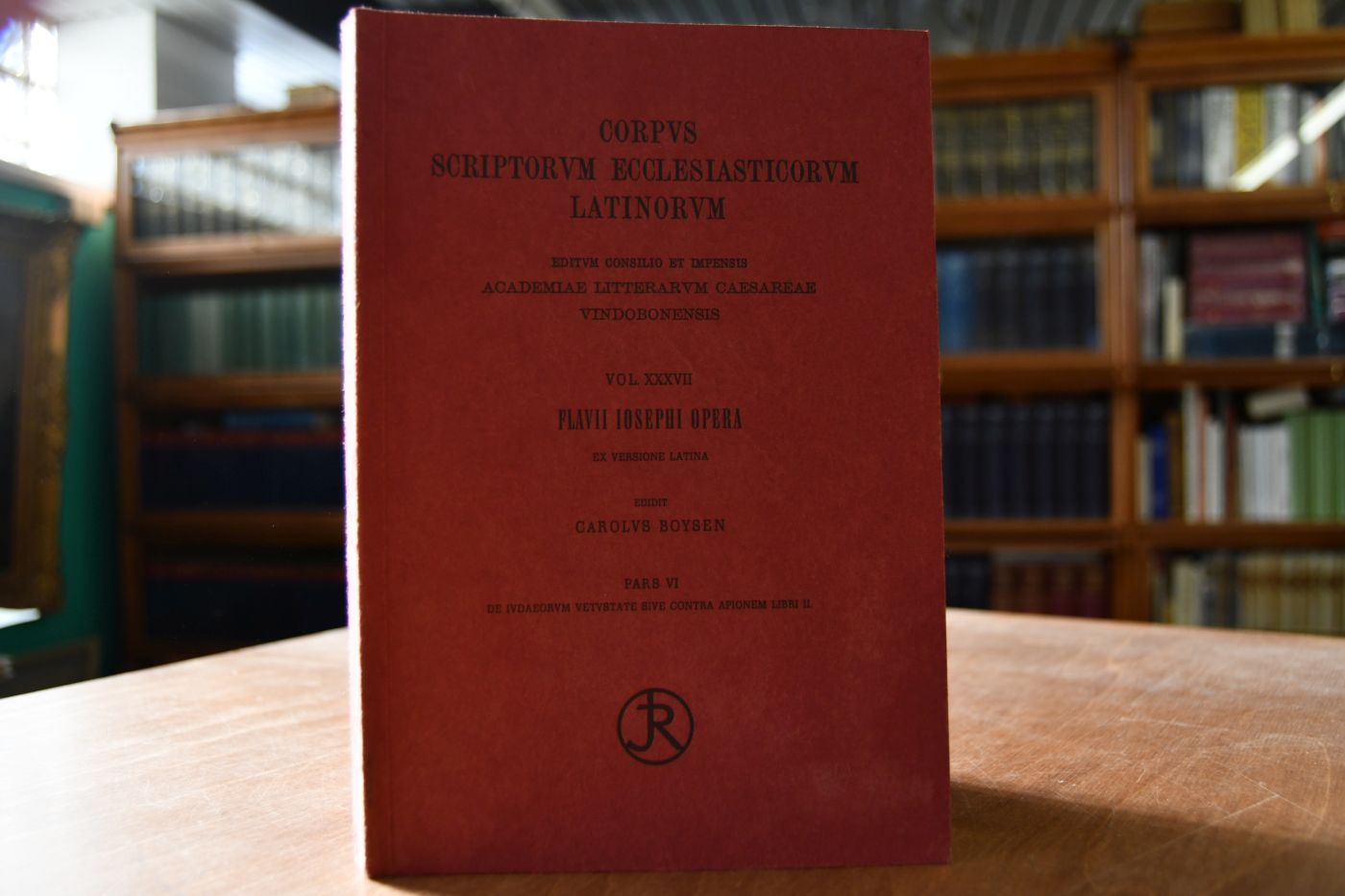 Flavii Iosephi Opera ex Versione latina antiqua. Pars VI, de iudaeorum vetustate sive contra Apionem Libri II..