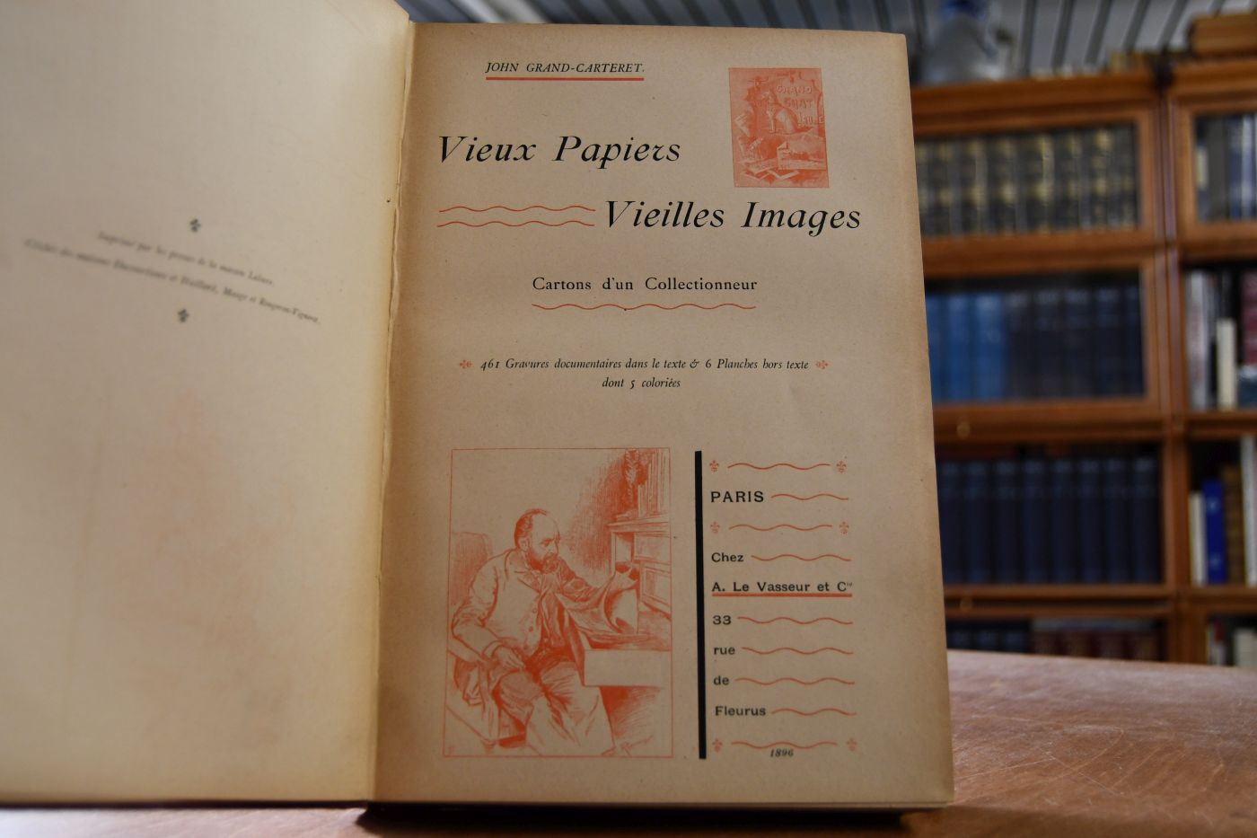 Vieux Papiers Vieilles Images. Cartons d`un Collectionneur.