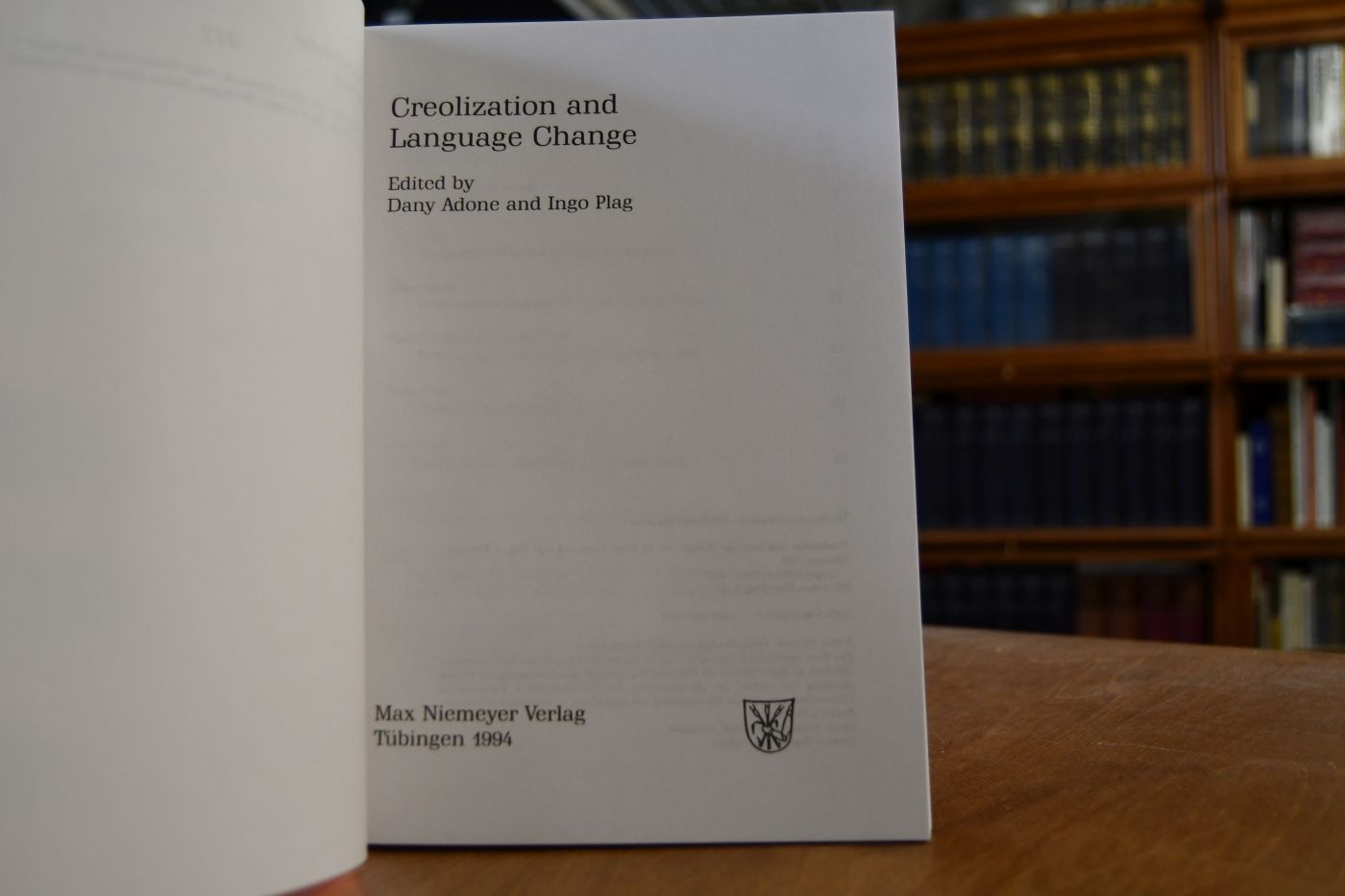 Creolization and language change.