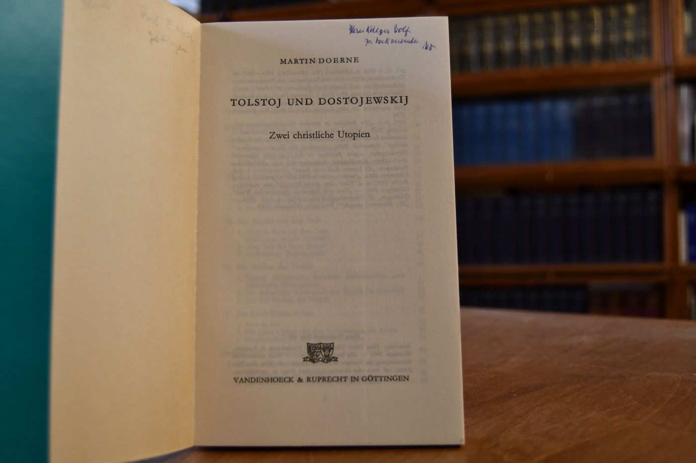 Tolstoj und Dostojewskij. Zwei christliche Utopien.