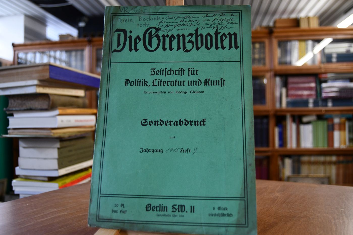 Das alte und das neue Blockaderecht.