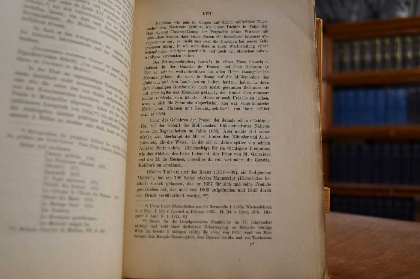 Moliere und seine Bühne. Moliere-Museum. Sammelwerk zur Förderung des Studiums des Dichters in Deutschland. 1. Heft (von 6) Biographisches.