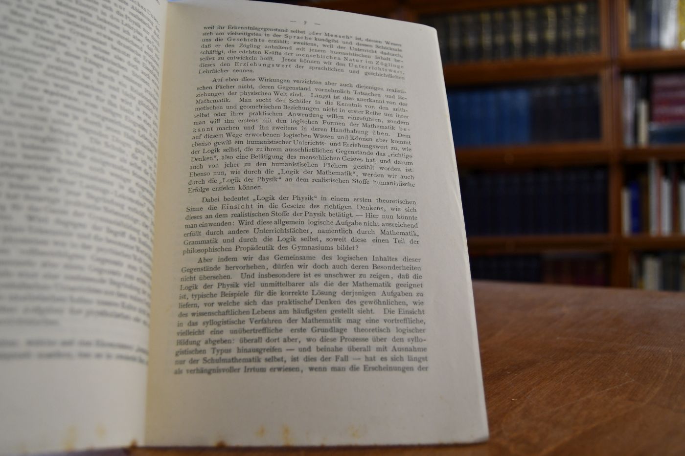 Die humanistischen Aufgaben des physikalischen Unterrichtes. Akademische Antrittsvorlesung, gehalten am 16. November 1903.