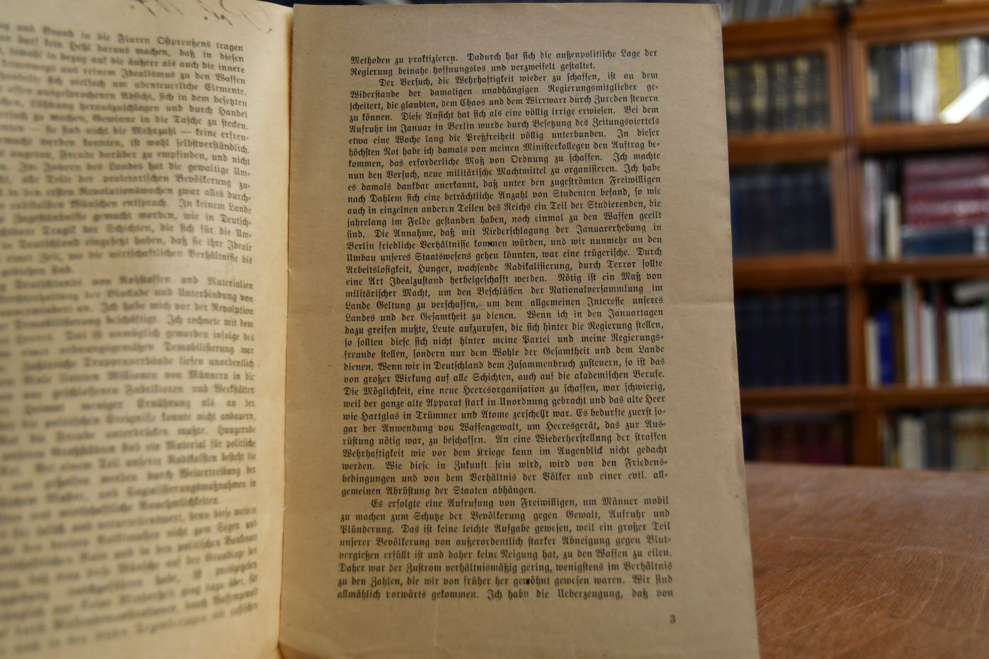 Rede des Reichswehrministers Noske in der Vertretertagung der deutschen Hochschulen am 29. April 1919 in Berlin.