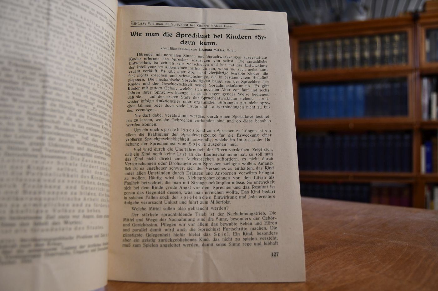 "EOS" Zeitschrift für Heilpädagogik, Heft 6, 19. Jahr, 1927.