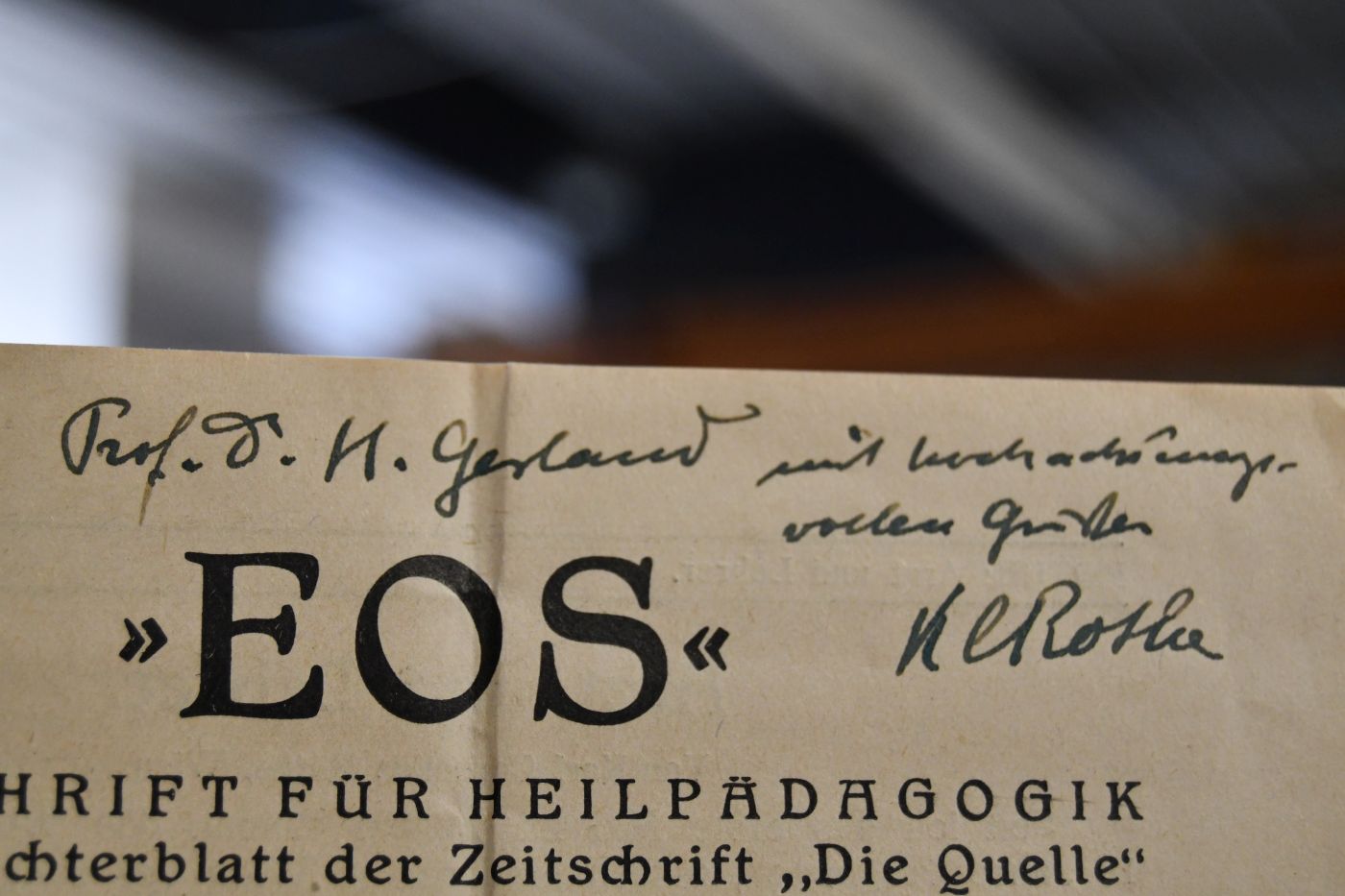 "EOS" Zeitschrift für Heilpädagogik, Heft 6, 19. Jahr, 1927.