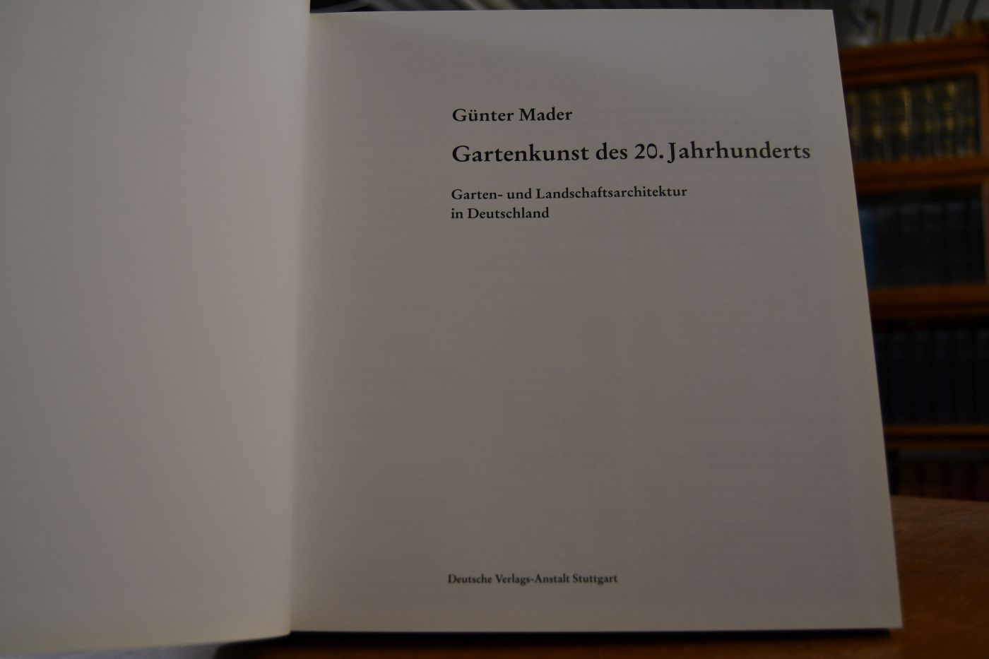 Gartenkunst des 20. Jahrhunderts. Garten- und Landschaftsarchitektur in Deutschland.