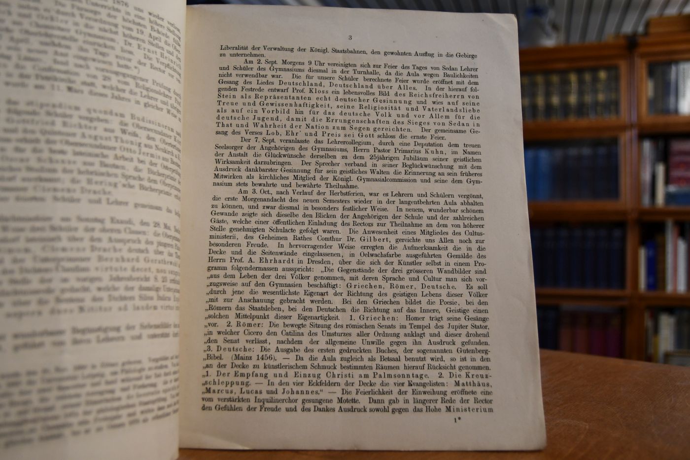 Programm des Gymnasiums zu Bautzen womit zu der am 18. März d.J. stattfindenden Gedächtnisfeier des Dr. Gregorius Mättig und zu den am 19., 20. und 21. März zu haltenden öffentlichen Prüfungen im Namen des Lehrer-Collegiums ergebendst einladet der Rector Otto Kreussler.