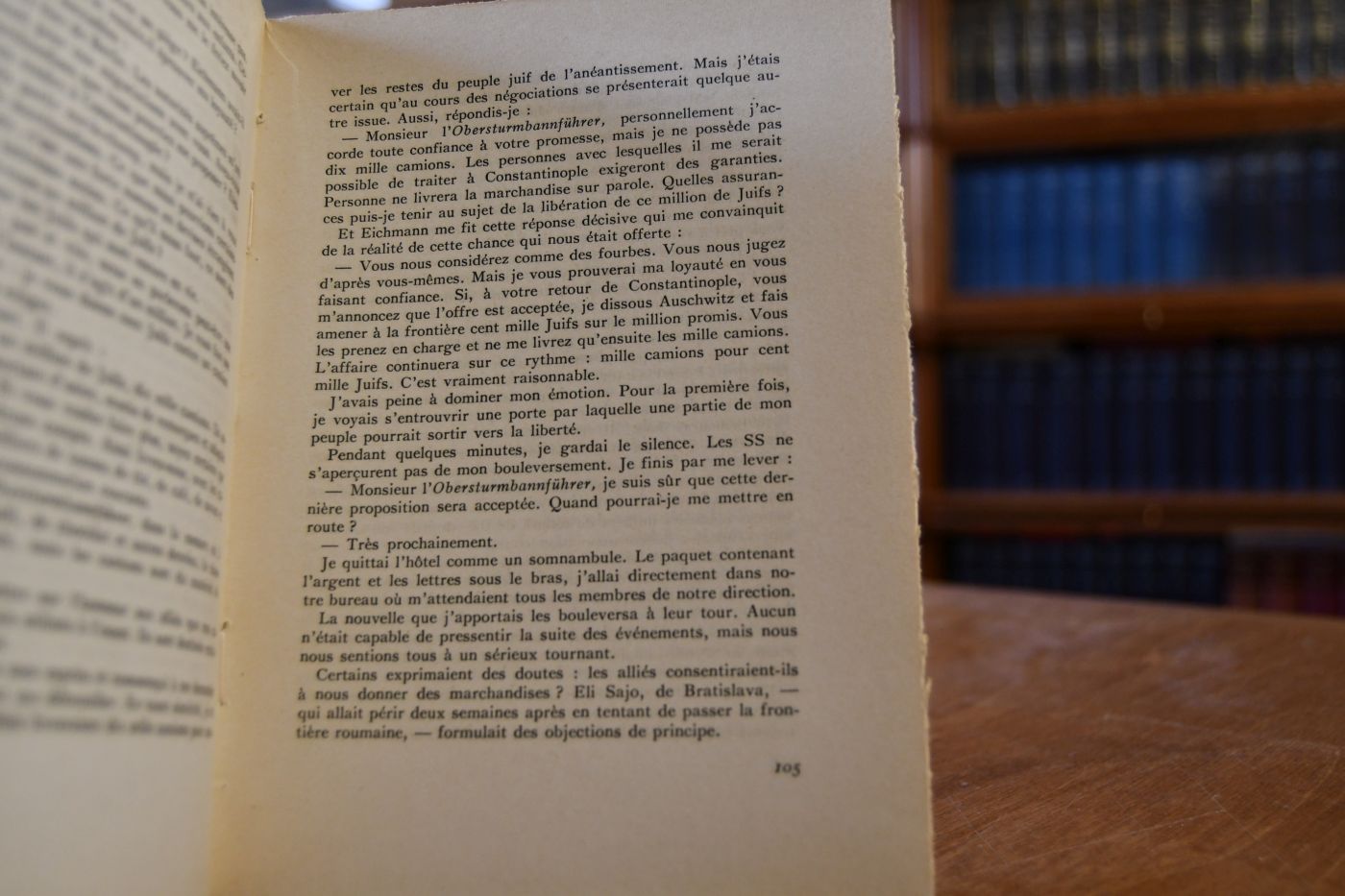 L`histoire de Joel Brand.