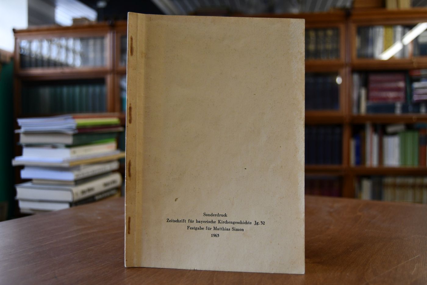 Die Anfänge der Praktischen Theologie in Erlangen. Sonderdruck aus Zeitschrift für bayerische Kirchengeschichte Jg. 32 Festgabe für Matthias Simon.