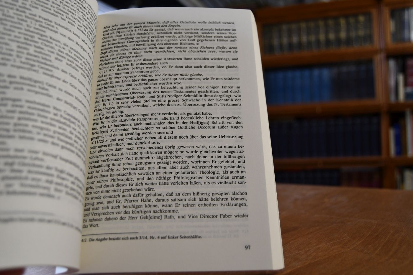Pietistische Theologie im Verhör. Das System Philipp Matthäus Hahns und seine Beanstandung durch das württembergische Konsistorium.