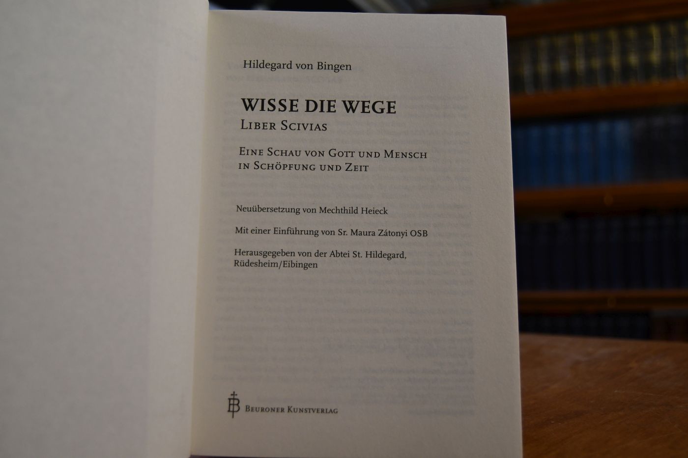 Wisse die Wege. Liber Scivias. Eine Schau von Gott und Mensch in Schöpfung und Zeit.