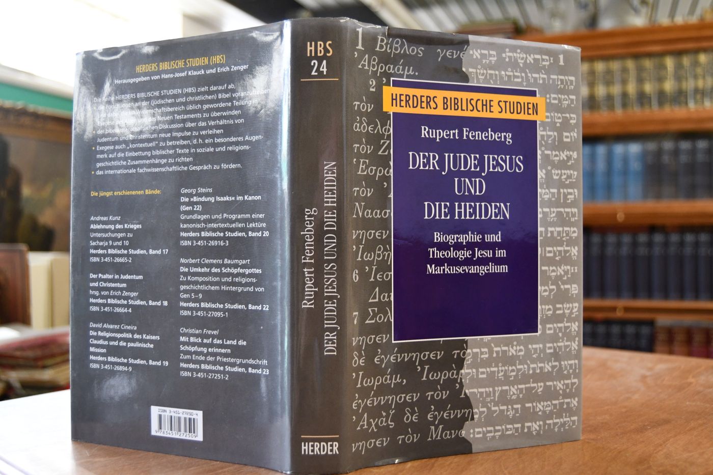 Der Jude Jesus und die Heiden. Biographie und Theologie Jesu im Markusevangelium.