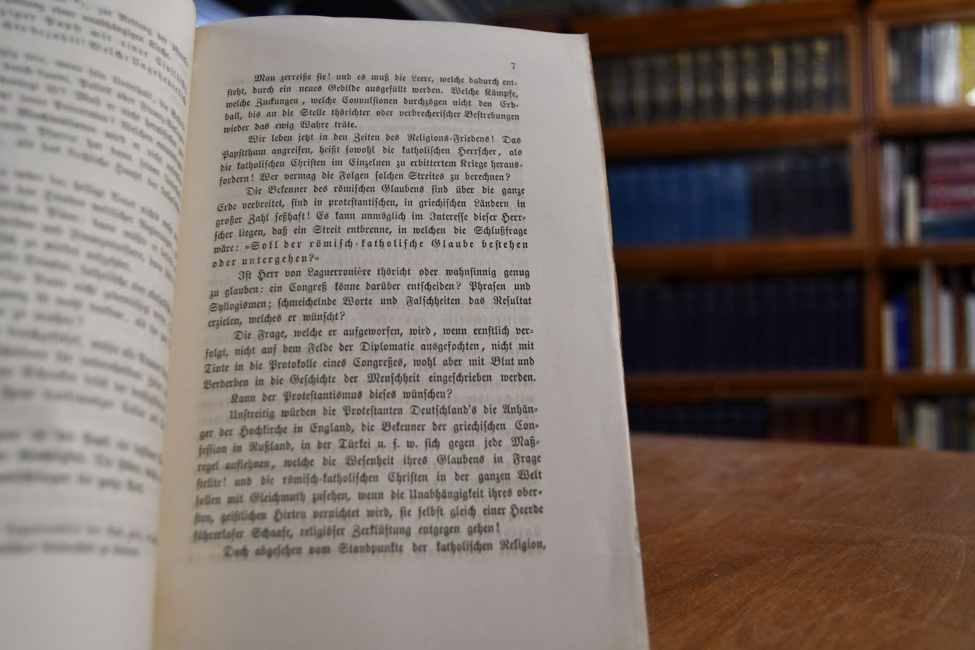 Antwort auf die Broschüre Laguerroniere`s Der Pabst und der Congress.
