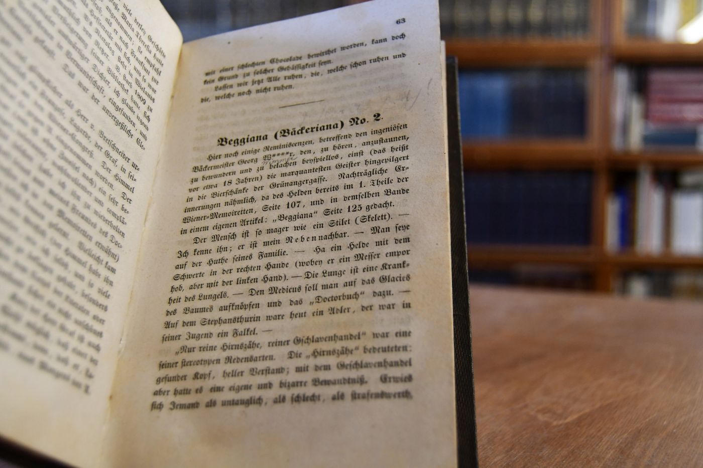 Wiener-Dosenstücke nämlich Physiognogmien, Conversationsbildchen, Auftritte, Genrescenen, Caricaturen und Dieses und Jenes, Wien und die Wiener betreffend; thatsächlich und novellistisch. 2 Theile (komplett).