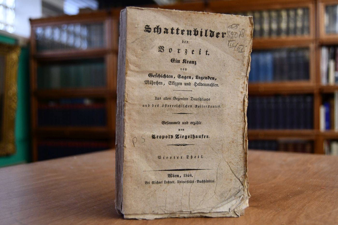 Schattenbilder der Vorzeit. Ein Kranz von Geschichten, Sagen, Legenden, Mährchen, Skizzen und Heldenmahlen. Aus allen Gegenden Deutschlands und des ösetrreichischen Kaiserstaates. Teile 1+3-4 (von 4).