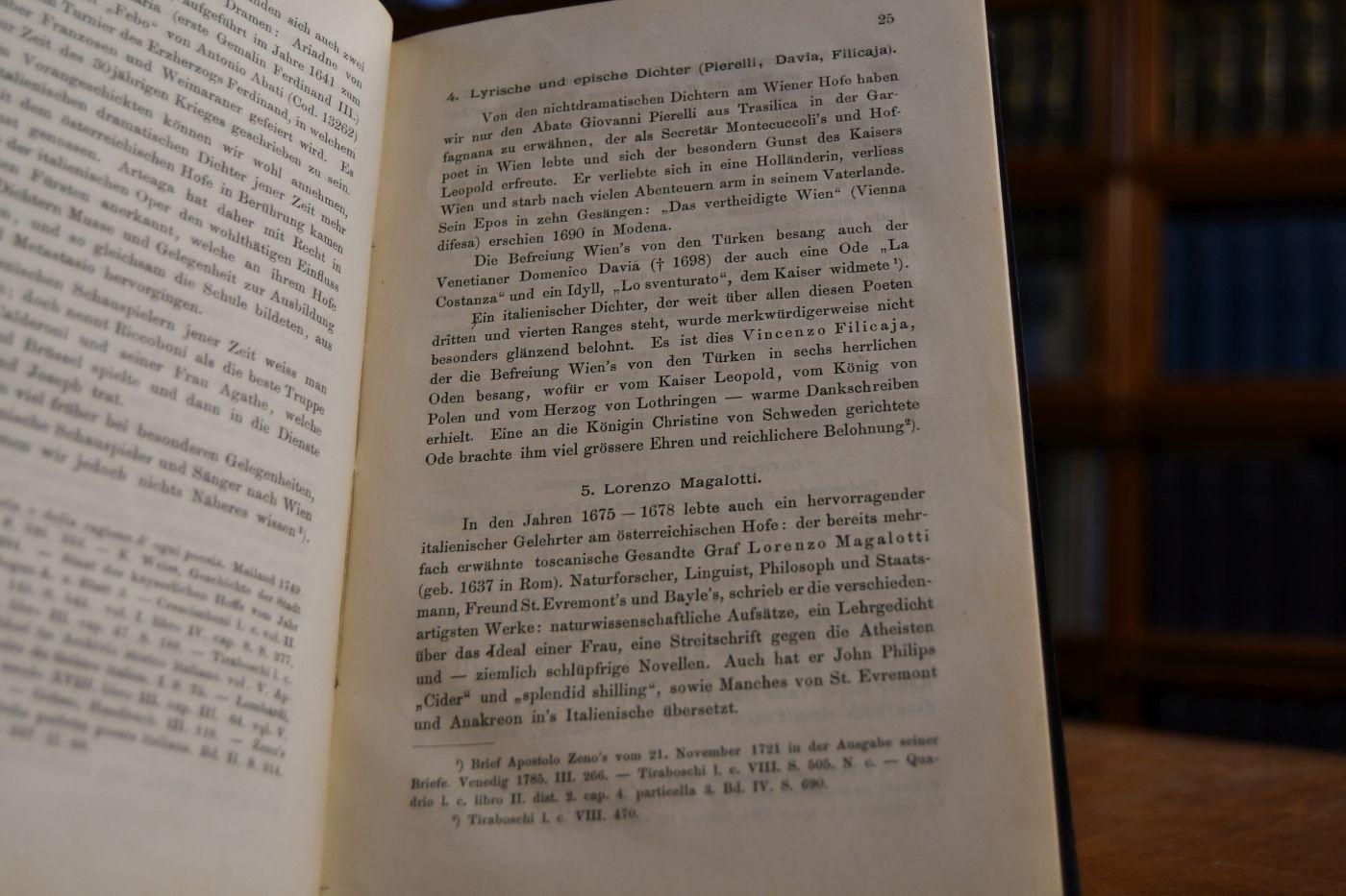 Die italienische Literatur am österreichischen Hofe.