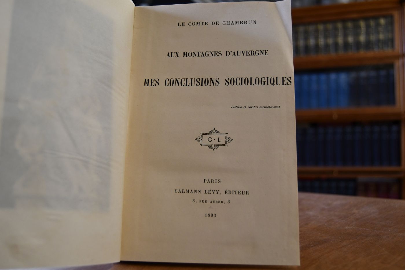 Aux Montagnes d`Auvergne. Mes Conclusions sociologiques.