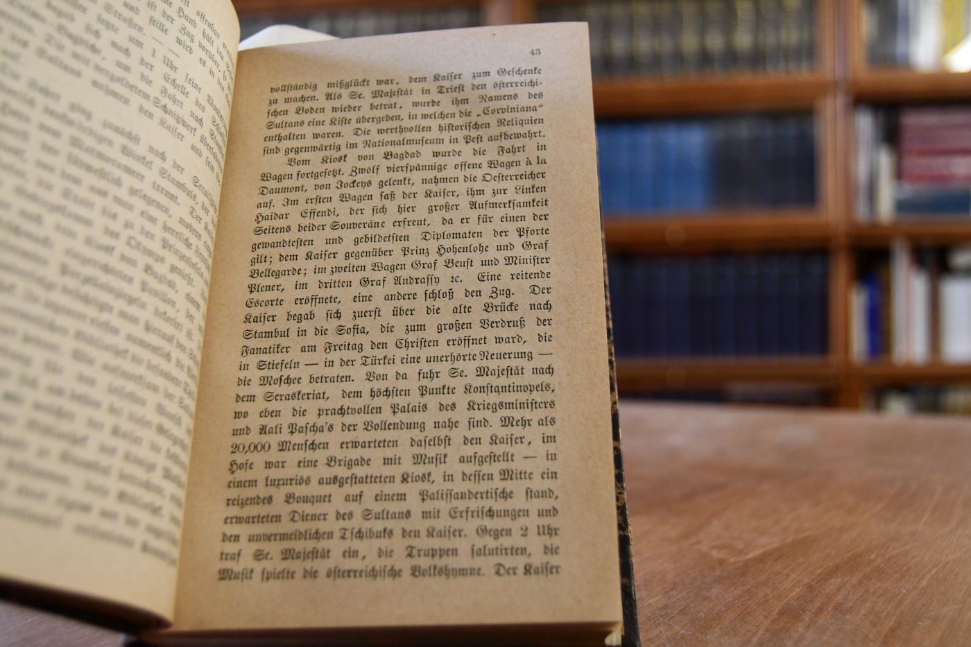 Nach dem Orient. Beigebunden Friedrich Hebbel; Herodes und Marianne, Eine Tragödie in fünf Acten, Wien, Gerold, 1850, 220 S. Weiter beigebunden Wucher und Intoleranz, zugleich eine Antwort auf die Schrift von W. Marr `Der Sieg des Judenthums über das Germanenthum`, von einem Unpartheiischen, Zürich, Verlags-Magazin, 1879, 36 S.
