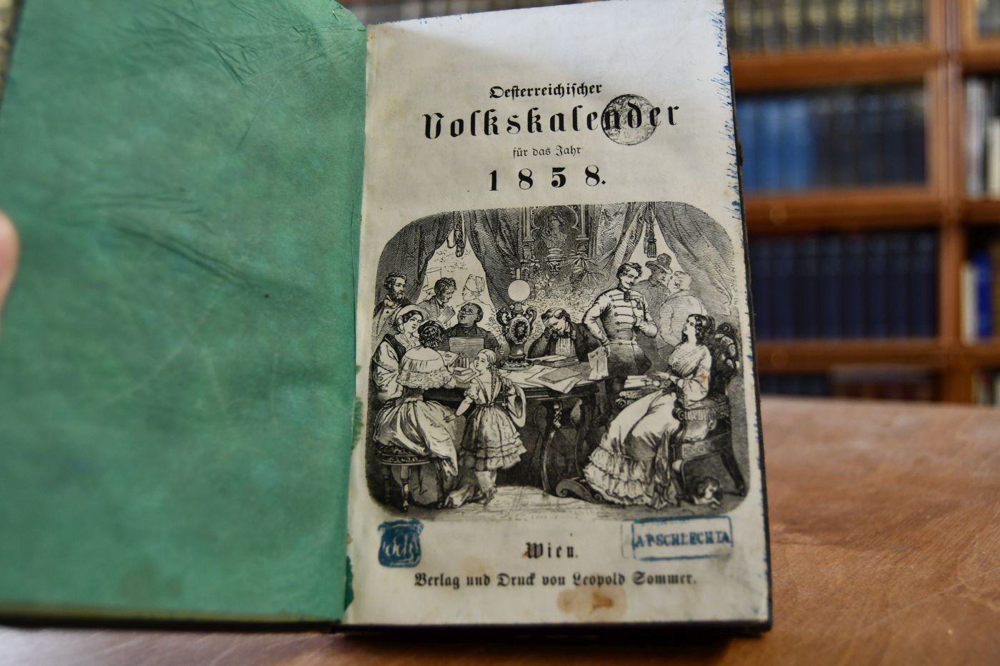 Oesterreichischer Volkskalender für das Jahr 1858.