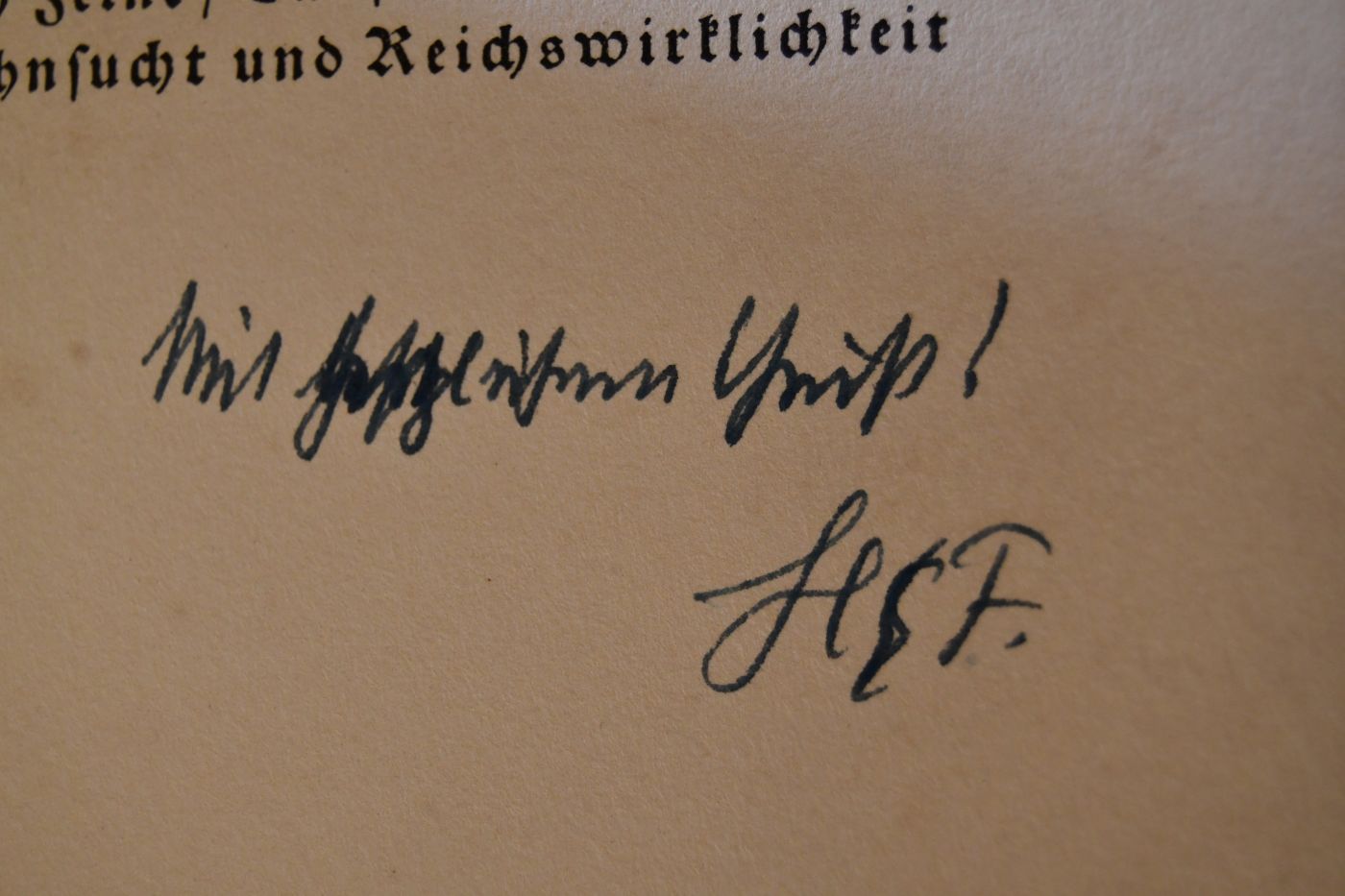 Tausend Jahre deutscher Reichssehnsucht und Reichswirklichkeit.