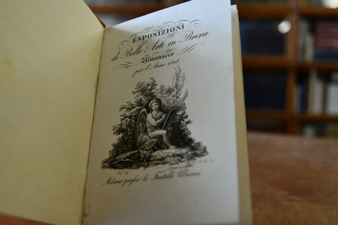 Esposizione di Belle Arti in Brera. Almanacco per l`anno 1828.