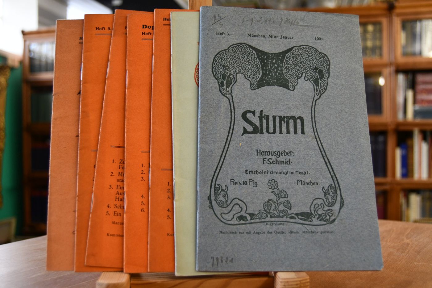 Sturm! Zeitschrift für öffentliches Leben und Kunst. Hefte 3-9 und 11 des Jahrgangs 1901.