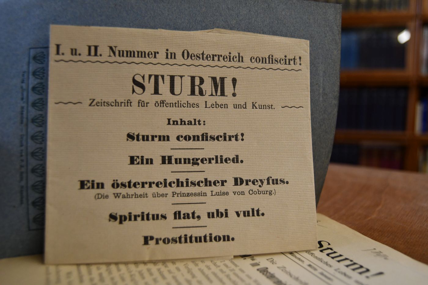 Sturm! Zeitschrift für öffentliches Leben und Kunst. Hefte 3-9 und 11 des Jahrgangs 1901.