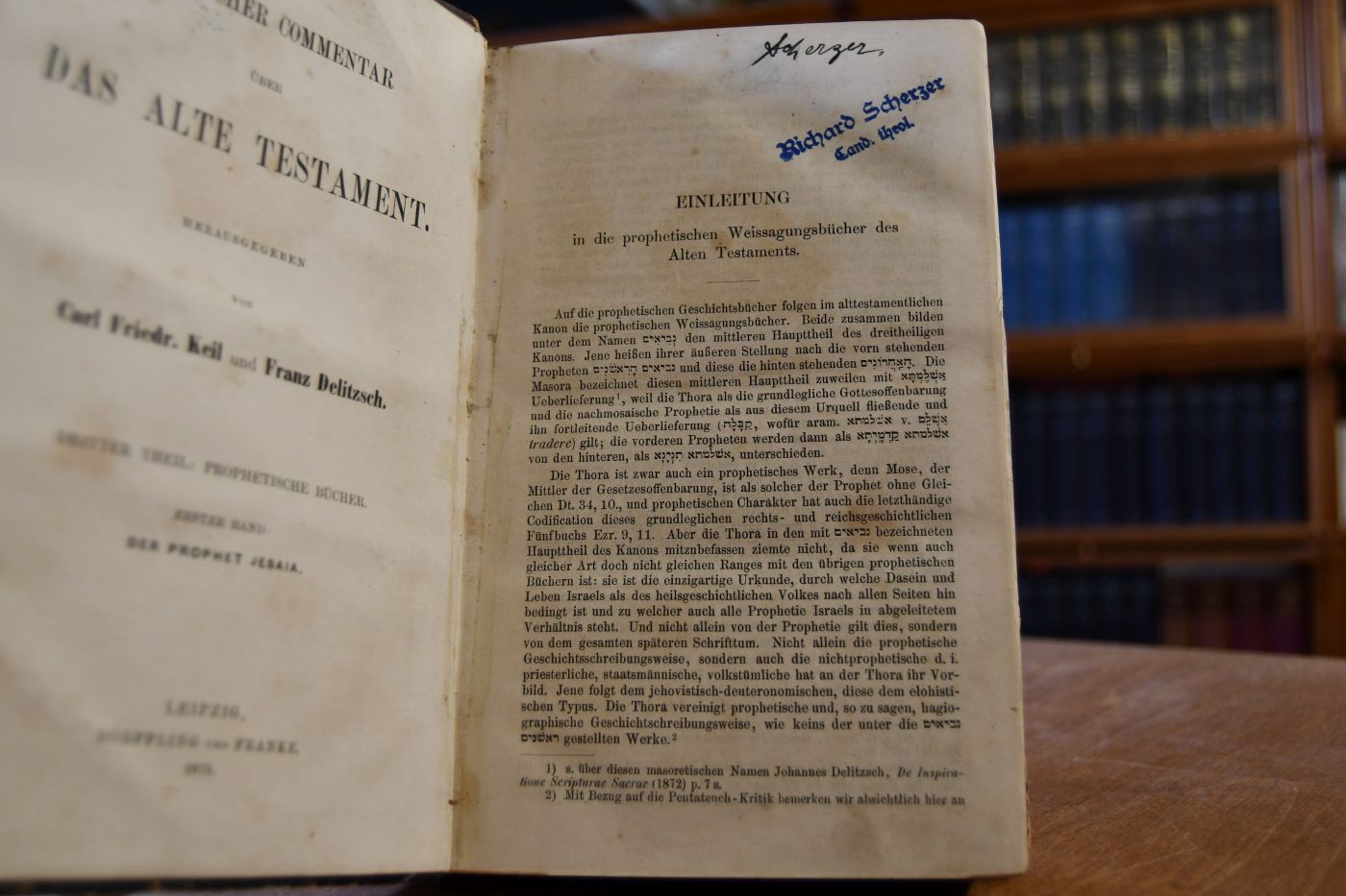 Biblischer Commentar über das Alte Testament. 3. Theil Prophetische Bücher, Erster Band Der Prophet Jesaia.