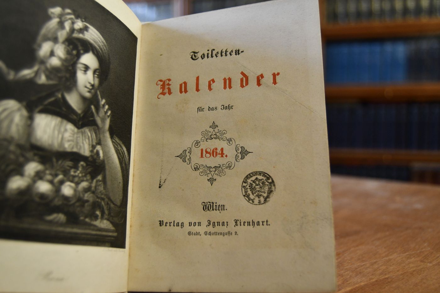 Toiletten-Kalender für das Jahr 1864.