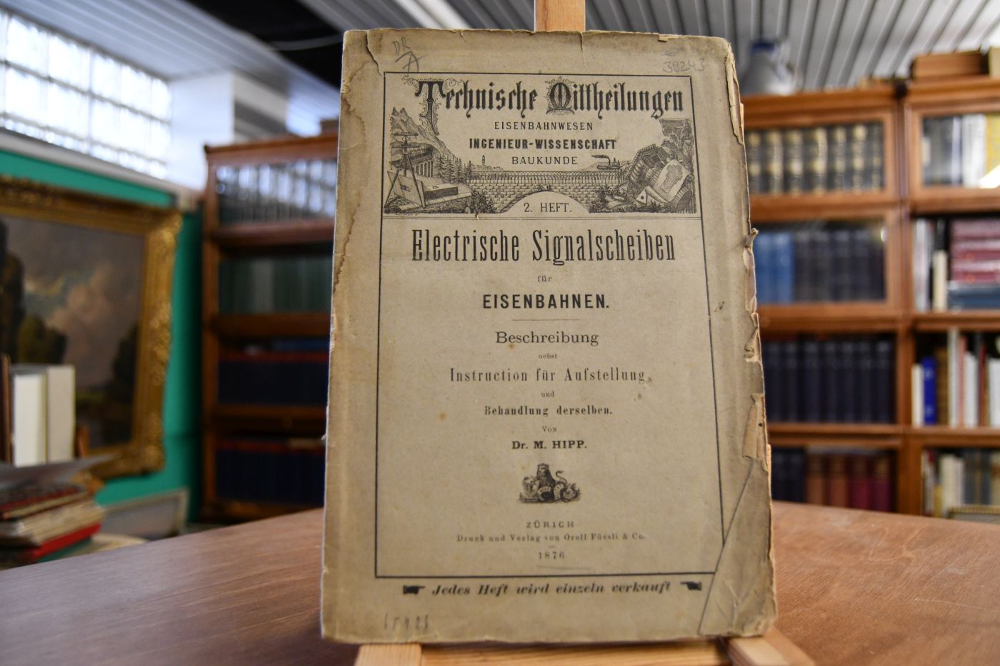 Electrische Signalscheiben für Eisenbahnen. Beschreibung nebst Instruction für Aufstellung und Behandlung derselben.
